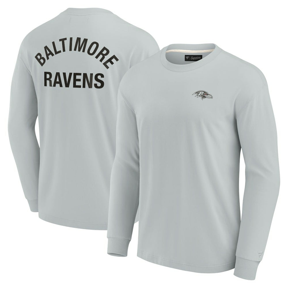 Unisex Elements Super Soft Long Sleeve T-Shirt - Baltimore Ravens T-shirts