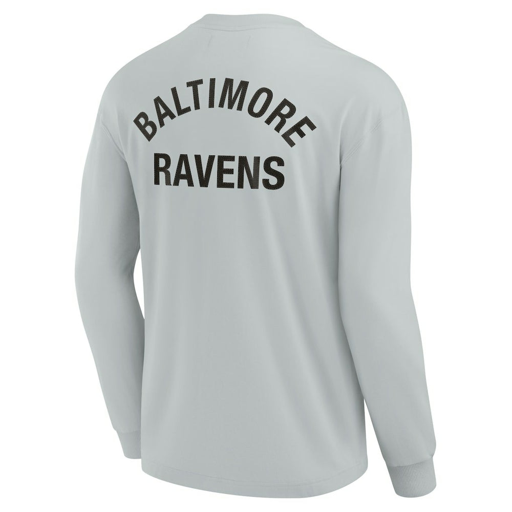 Unisex Elements Super Soft Long Sleeve T-Shirt - Baltimore Ravens T-shirts