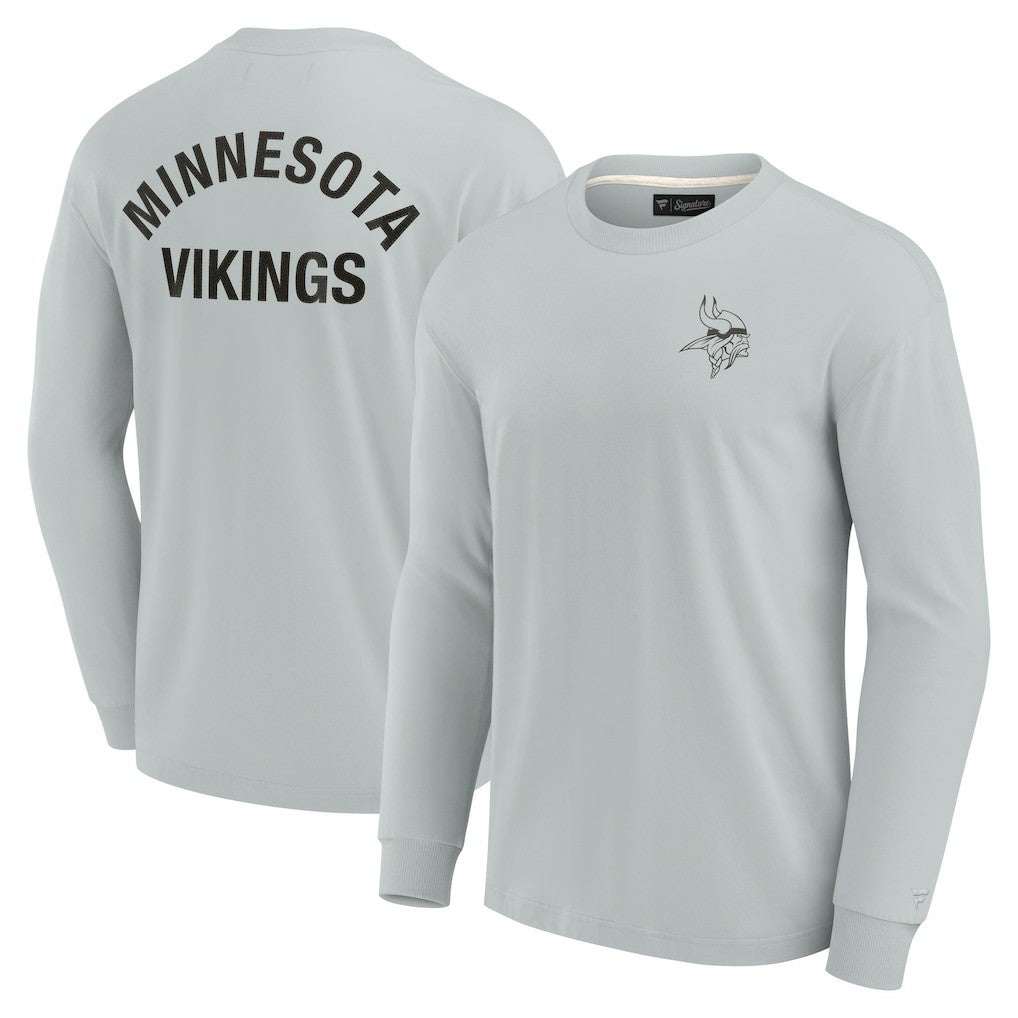 Unisex Elements Super Soft Long Sleeve T-Shirt - Minnesota Vikings T-shirts