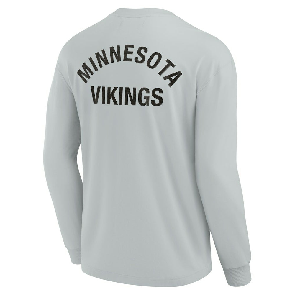 Unisex Elements Super Soft Long Sleeve T-Shirt - Minnesota Vikings T-shirts