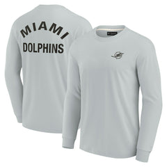Unisex Elements Super Soft Long Sleeve T-Shirt - Miami Dolphins T-shirts