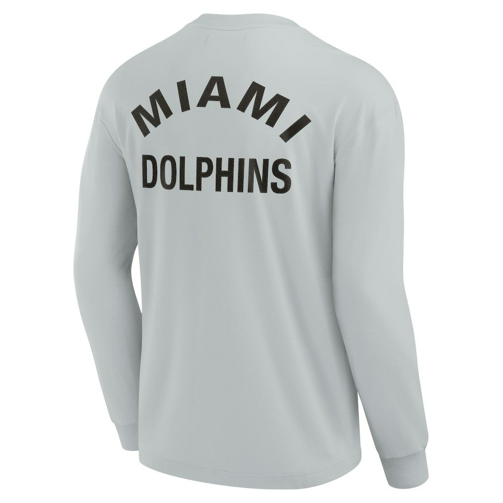 Unisex Elements Super Soft Long Sleeve T-Shirt - Miami Dolphins T-shirts