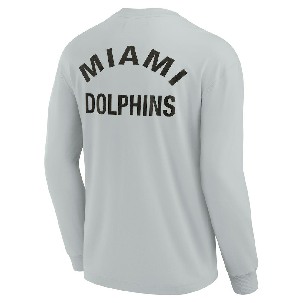 Unisex Elements Super Soft Long Sleeve T-Shirt - Miami Dolphins T-shirts