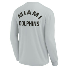 Unisex Elements Super Soft Long Sleeve T-Shirt - Miami Dolphins T-shirts