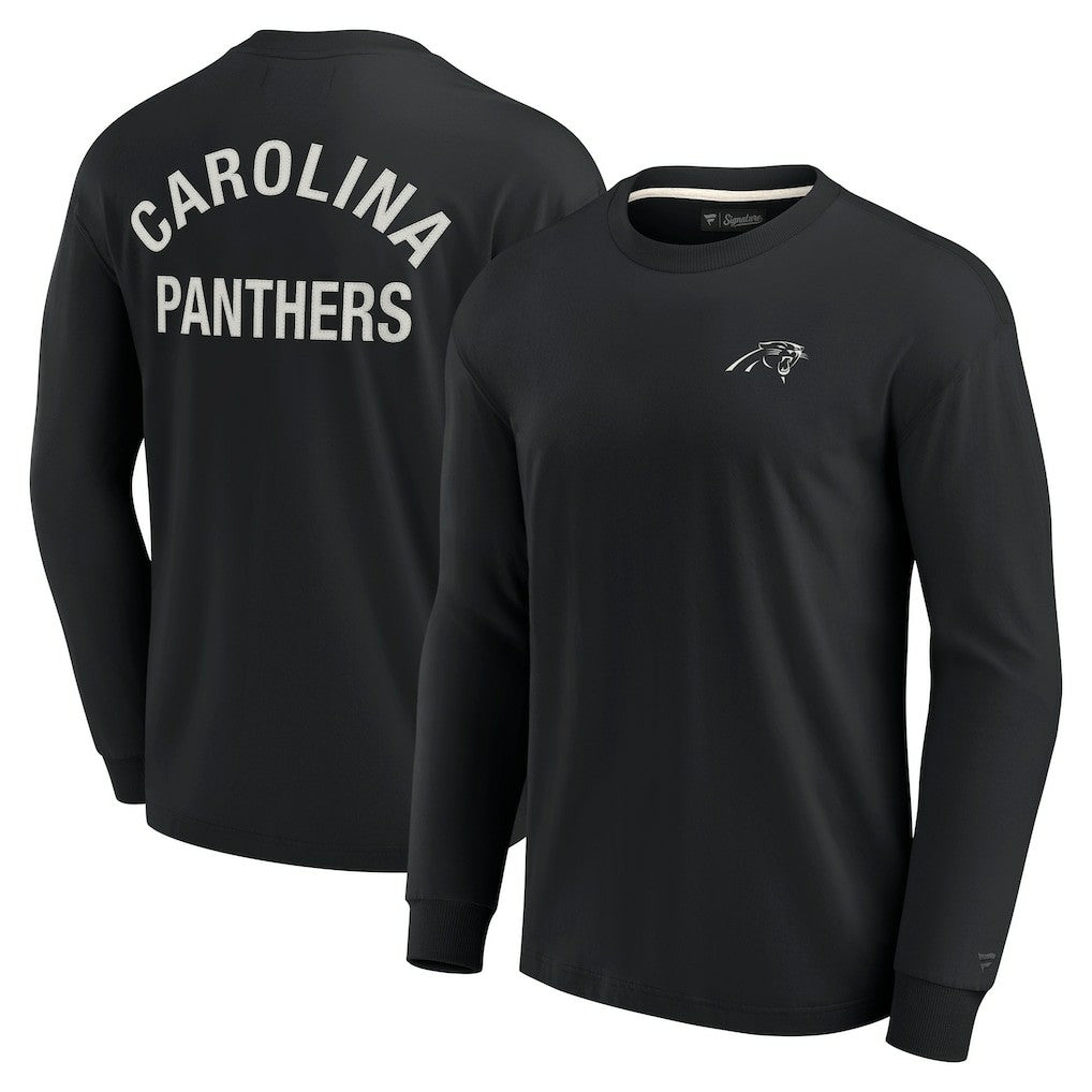 Unisex Elements Super Soft Long Sleeve T-Shirt - Carolina Panthers T-shirts