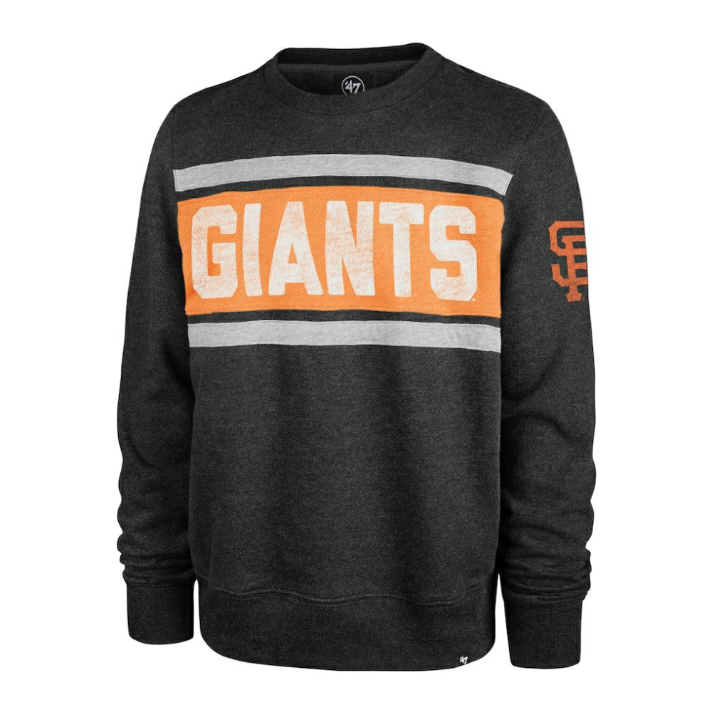 Black San Francisco Giants '47 Bypass Tribeca Pullover Sweatshirt