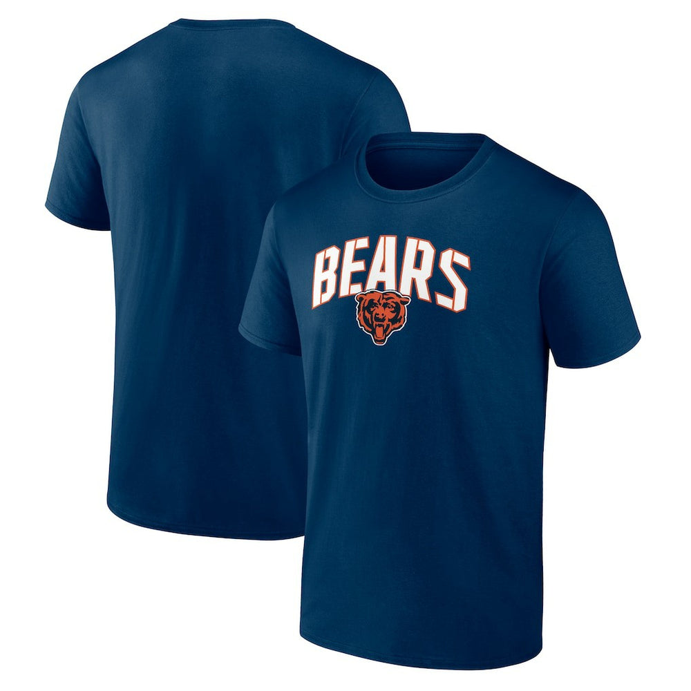 Arched Kicker Stencil T-Shirt - Chicago Bears T-shirts