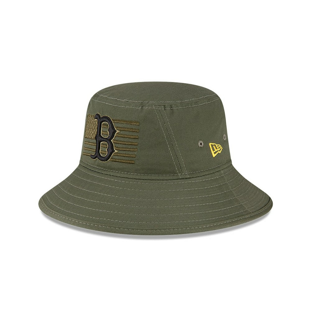Green Boston Red Sox New Era 2023 Armed Forces Day Bucket Hat