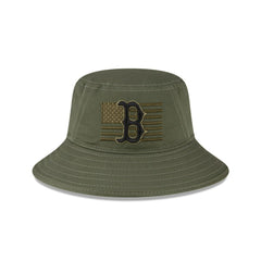 Green Boston Red Sox New Era 2023 Armed Forces Day Bucket Hat