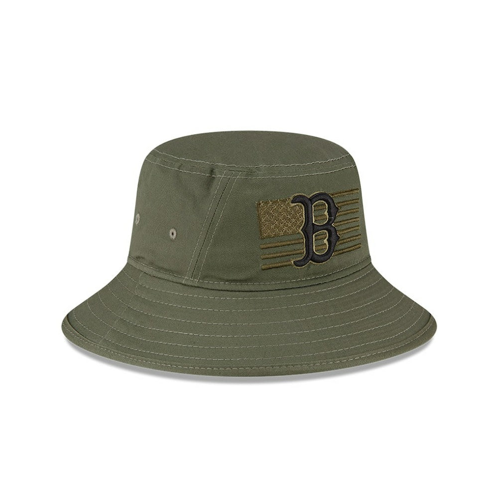 Green Boston Red Sox New Era 2023 Armed Forces Day Bucket Hat
