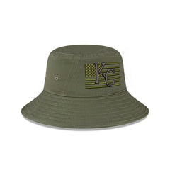Green Kansas City Royals New Era 2023 Armed Forces Day Bucket Hat