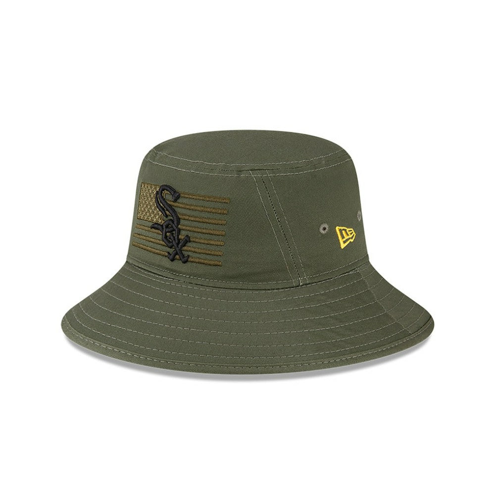 Green Chicago White Sox New Era 2023 Armed Forces Day Bucket Hat