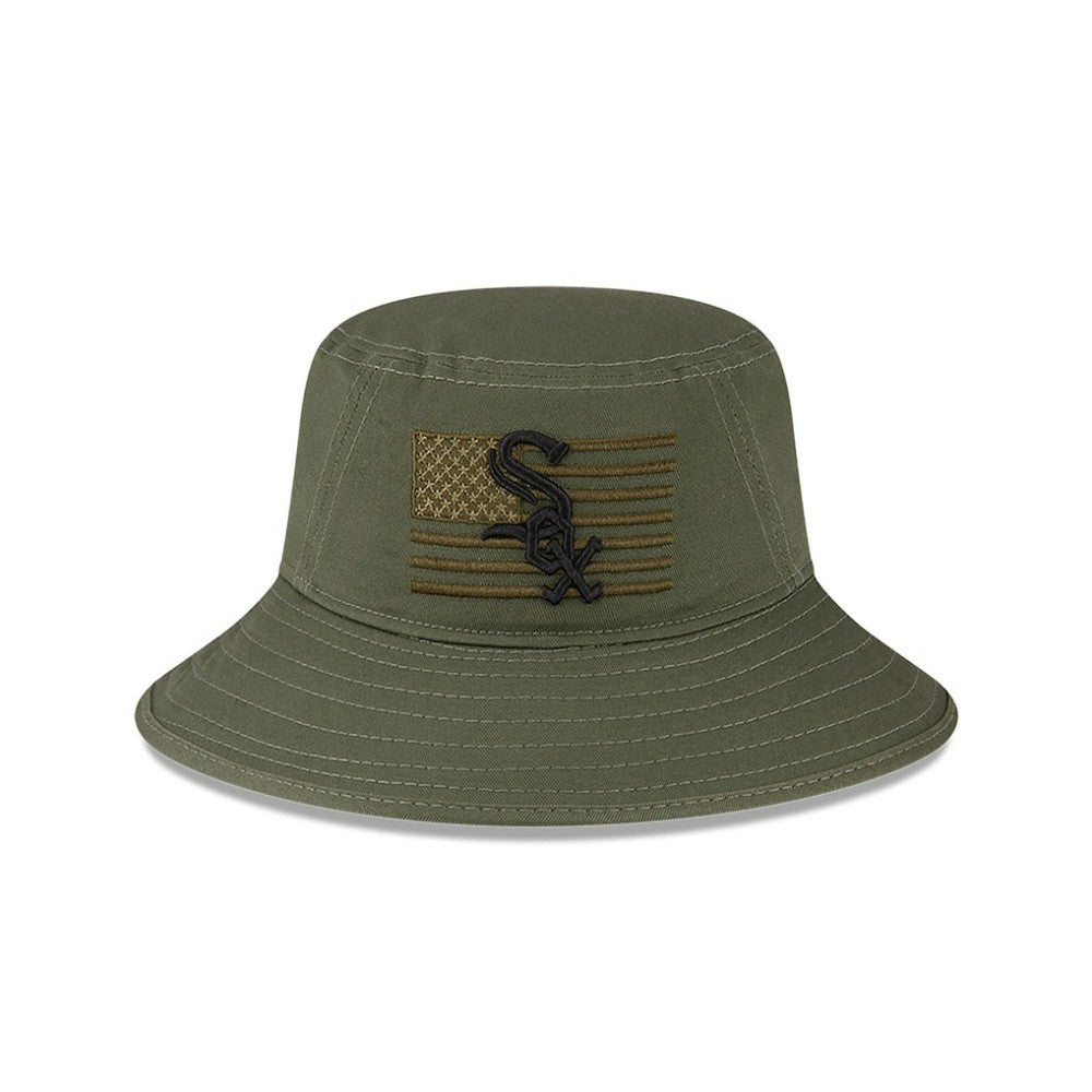 Green Chicago White Sox New Era 2023 Armed Forces Day Bucket Hat
