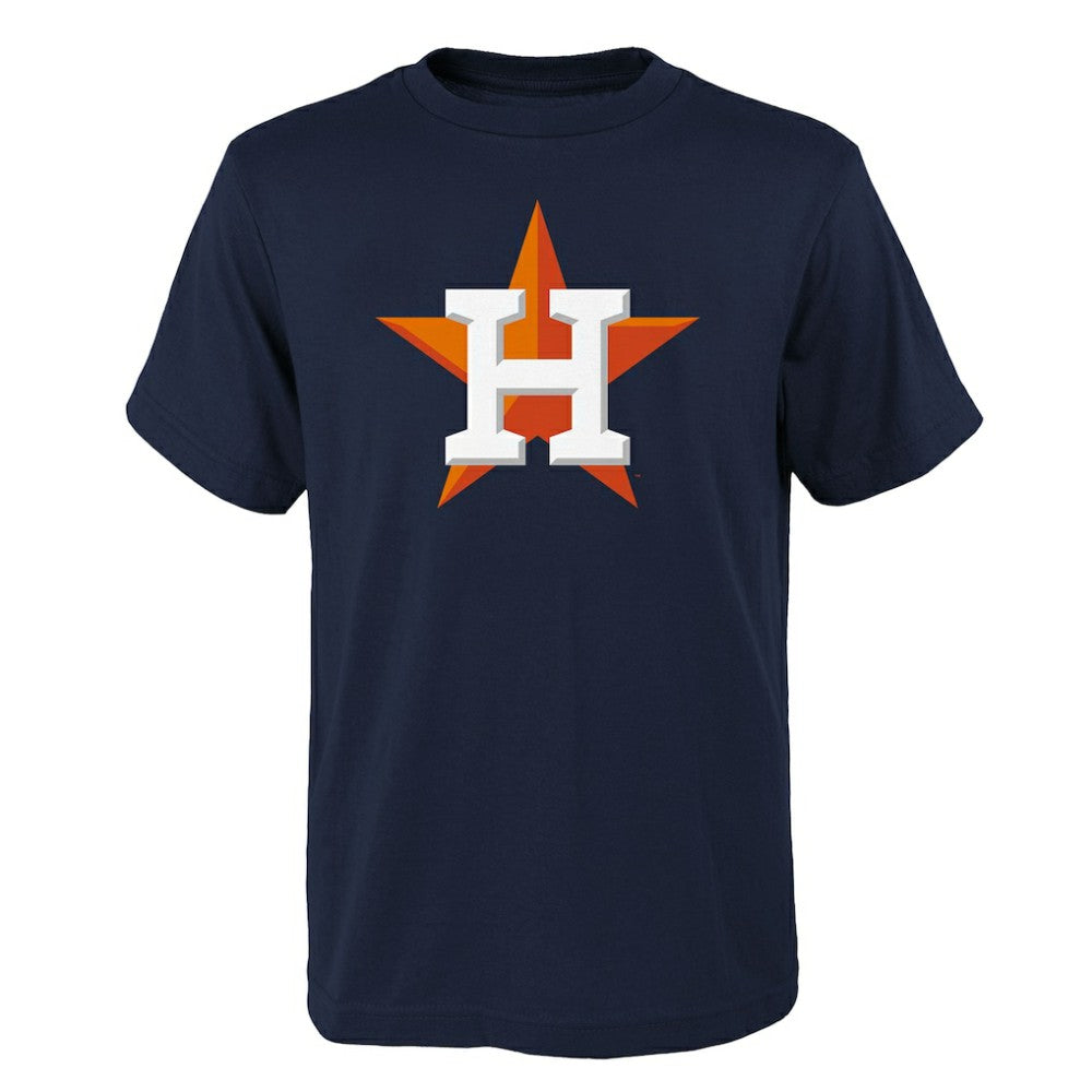 Navy Houston Astros Youth Logo Primary Team T-Shirt
