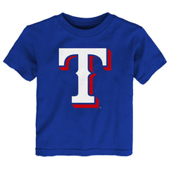 Royal Texas Rangers Youth Logo Primary Team T-Shirt