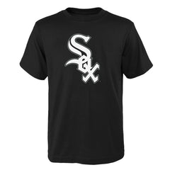 Black Chicago White Sox Youth Logo Primary Team T-Shirt