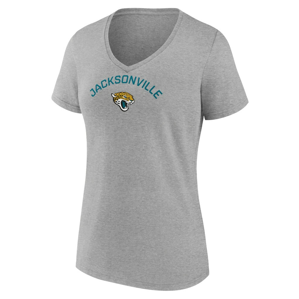 Women's Team Arc V-Neck T-Shirt - Jacksonville Jaguars T-shirts