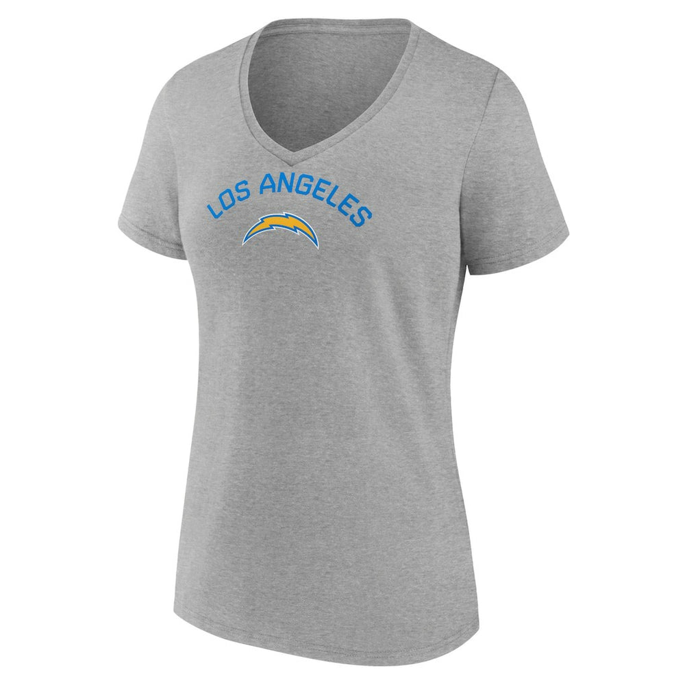 Women's Team Arc V-Neck T-Shirt - Los Angeles Chargers T-shirts