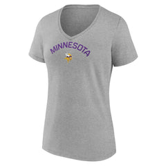 Women's Team Arc V-Neck T-Shirt - Minnesota Vikings T-shirts