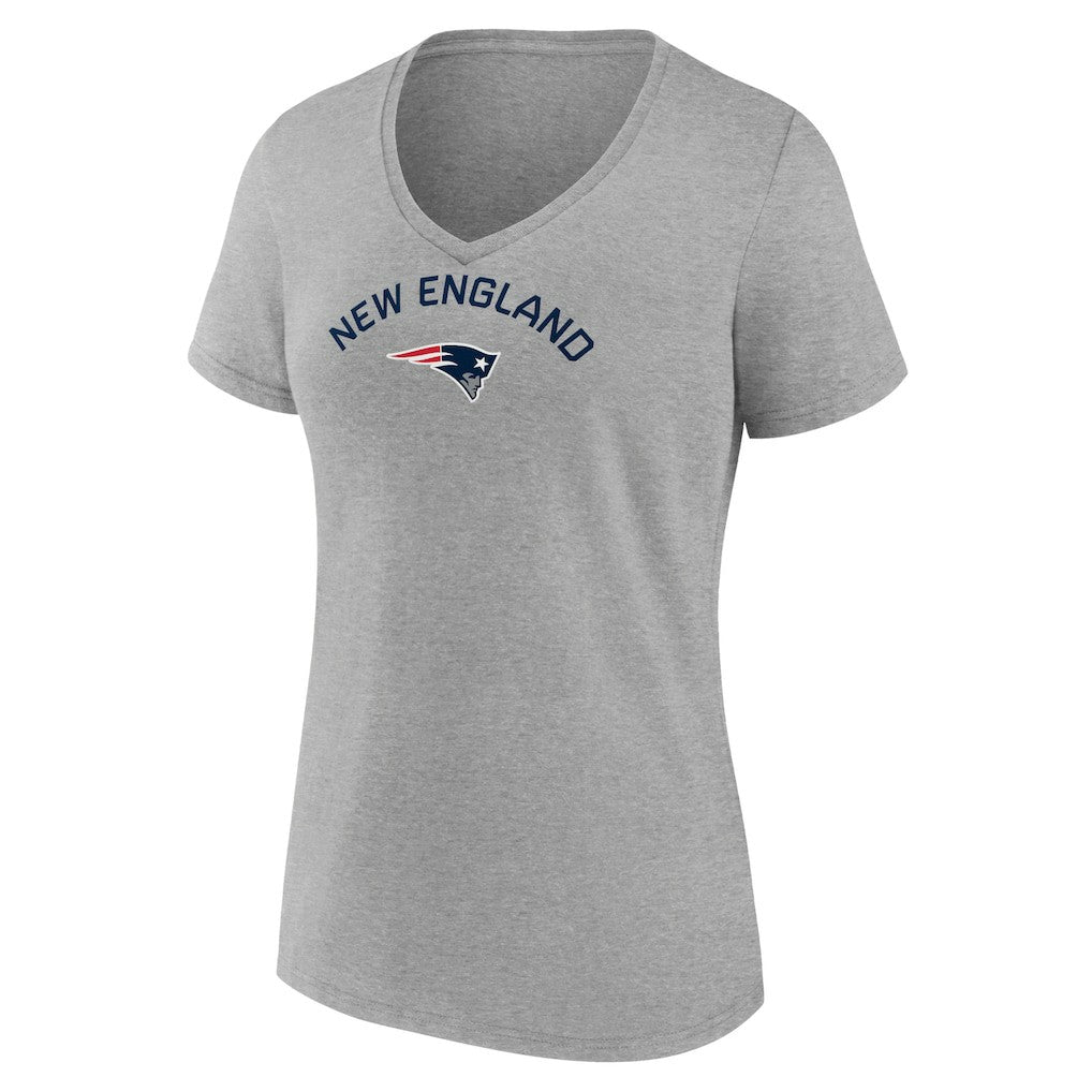 Women's Team Arc V-Neck T-Shirt - New England Patriots T-shirts