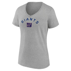 Women's Team Arc V-Neck T-Shirt - New York Giants T-shirts