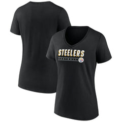 Women's Primary Play V-Neck T-Shirt - Pittsburgh Steelers T-shirts