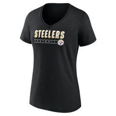 Women's Primary Play V-Neck T-Shirt - Pittsburgh Steelers T-shirts