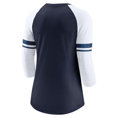 Women's Fashion 3/4-Sleeve Lightweight Raglan Fashion T-Shirt - Tennessee Titans T-shirts