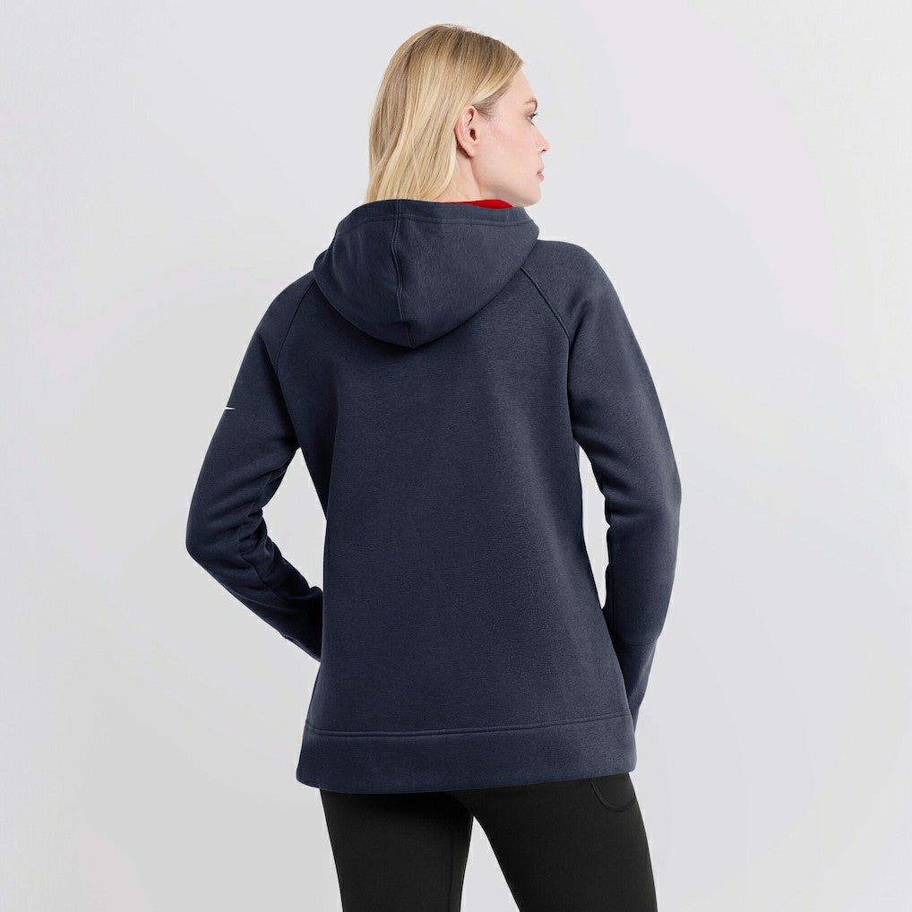 Women's Asymmetrical Raglan Full-Zip Hoodie - New England Patriots Hoodies