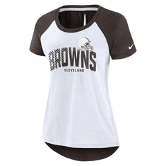 Women's Back Slit Lightweight Fashion T-Shirt - Cleveland Browns T-shirts
