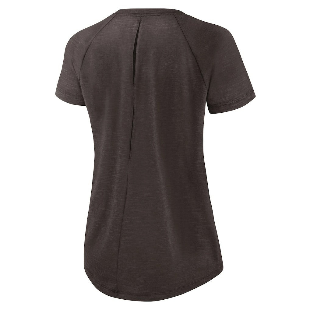 Women's Back Slit Lightweight Fashion T-Shirt - Cleveland Browns T-shirts