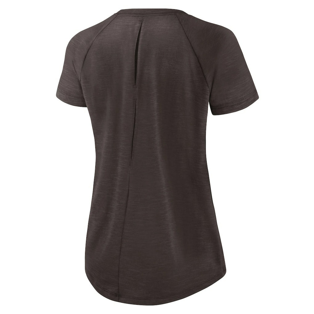 Women's Back Slit Lightweight Fashion T-Shirt - Cleveland Browns T-shirts