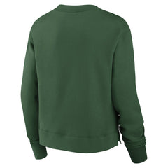 Women's High Hip Fleece Pullover Sweatshirt - New York Jets Pullover
