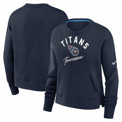 Women's High Hip Fleece Pullover Sweatshirt - Tennessee Titans Pullover