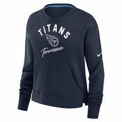 Women's High Hip Fleece Pullover Sweatshirt - Tennessee Titans Pullover
