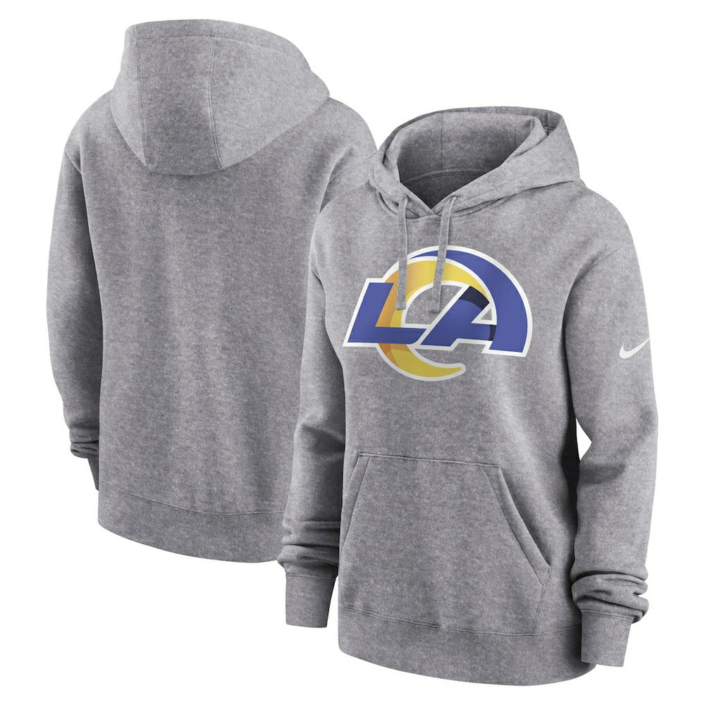 Women's Team Logo Club Fleece Pullover Hoodie - Los Angeles Rams Hoodies