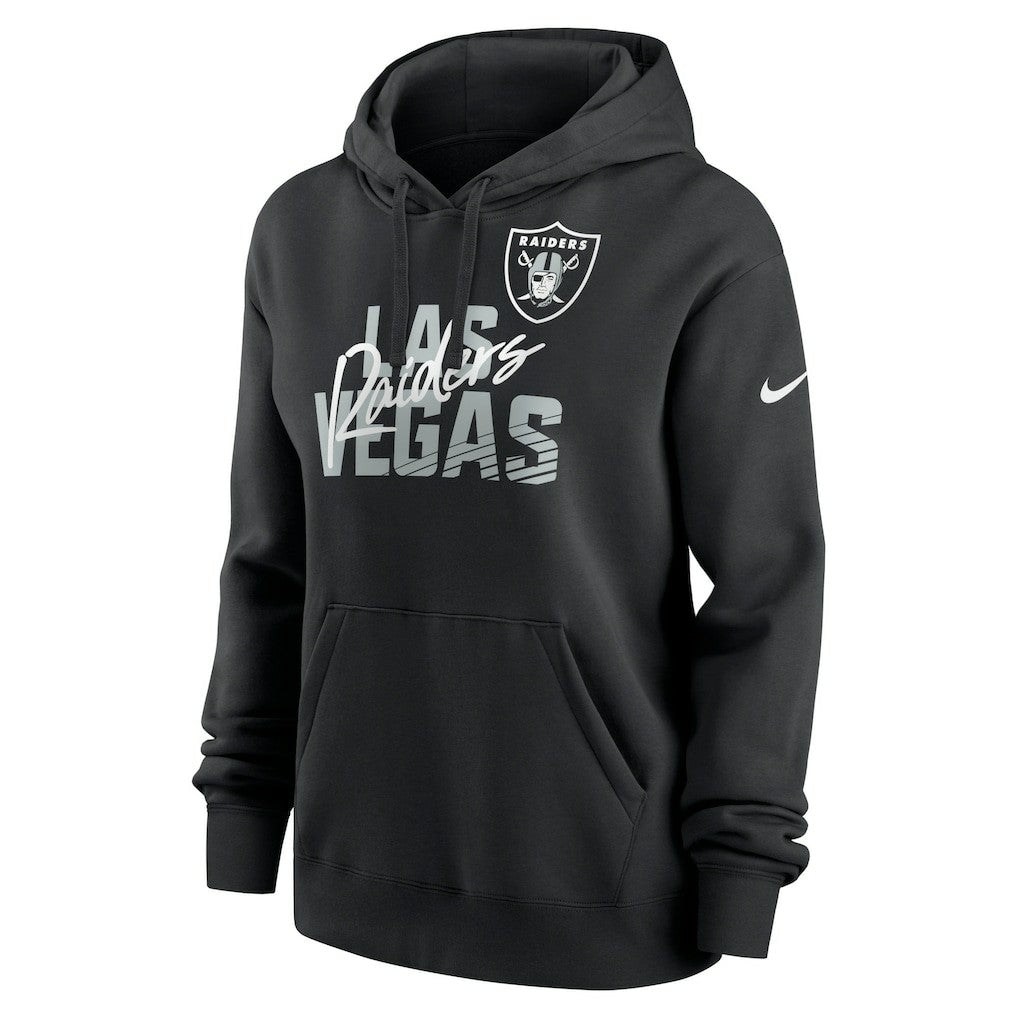 Women's Wordmark Club Fleece Pullover Hoodie - Las Vegas Raiders Hoodies