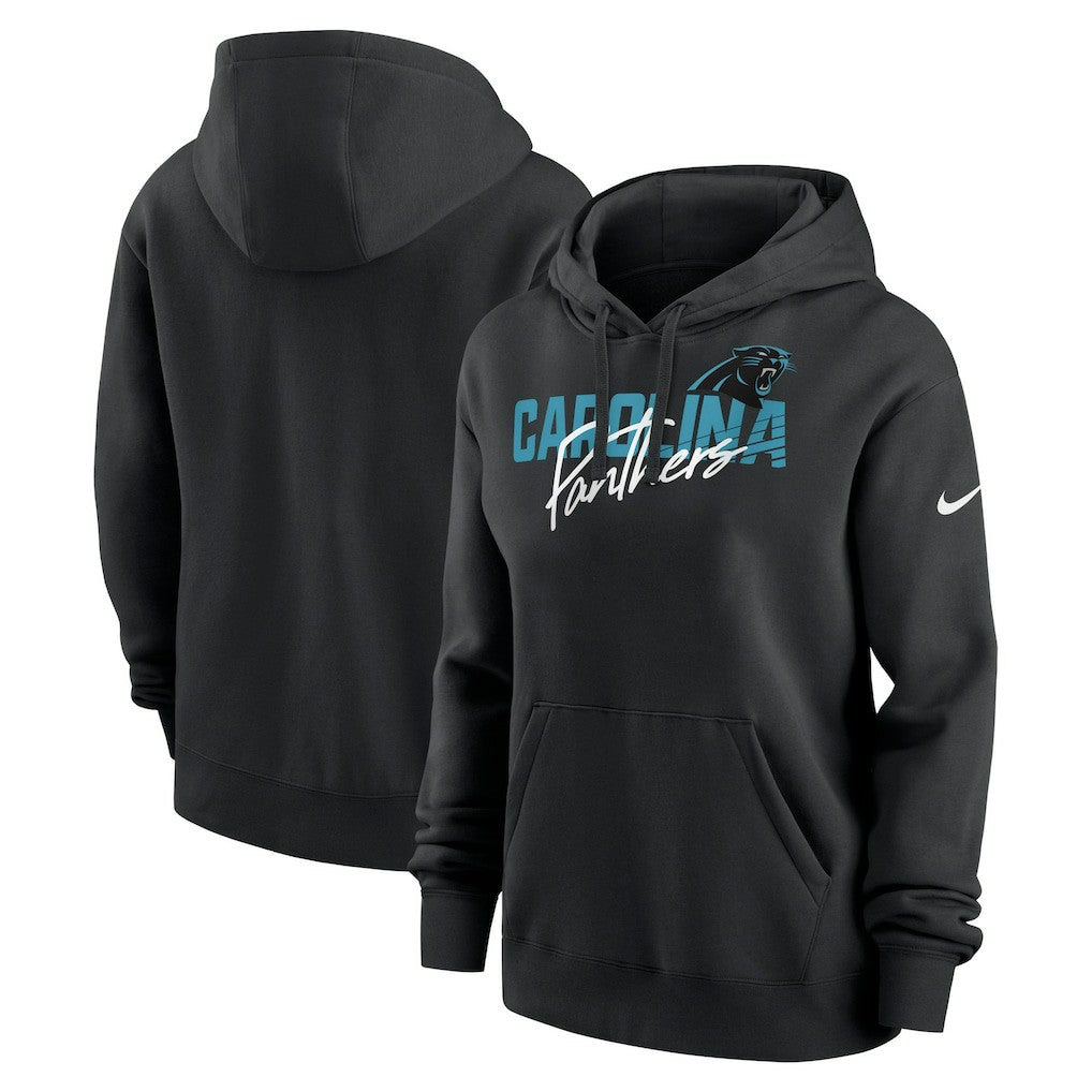 Women's Wordmark Club Fleece Pullover Hoodie - Carolina Panthers Hoodies