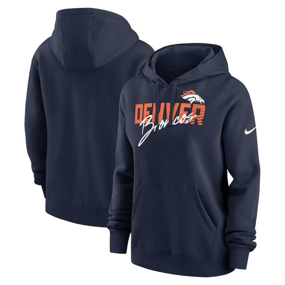 Women's Wordmark Club Fleece Pullover Hoodie - Denver Broncos Hoodies