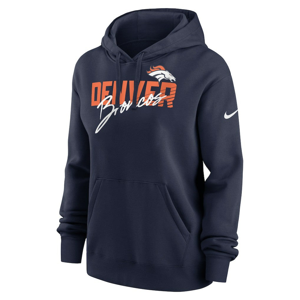 Women's Wordmark Club Fleece Pullover Hoodie - Denver Broncos Hoodies