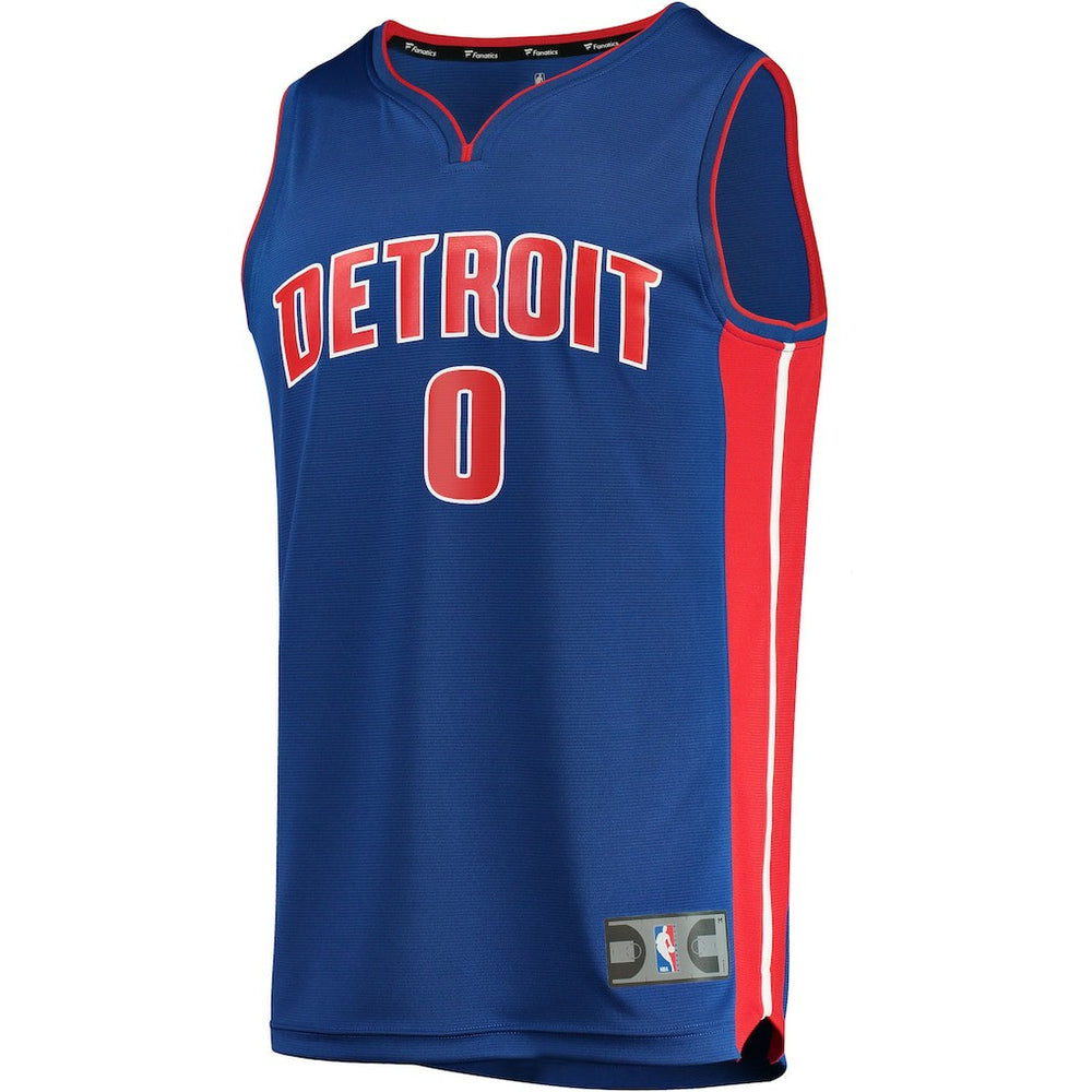 Fanatics Jalen Duren Detroit Pistons Fast Break Replica Jersey sale
