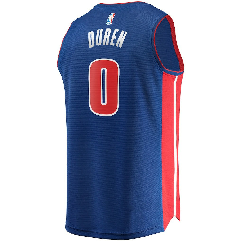 Fanatics Jalen Duren Detroit Pistons Fast Break Replica Jersey sale