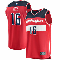 Fanatics Anthony Gill Washington Wizards Fast Break Replica Jersey