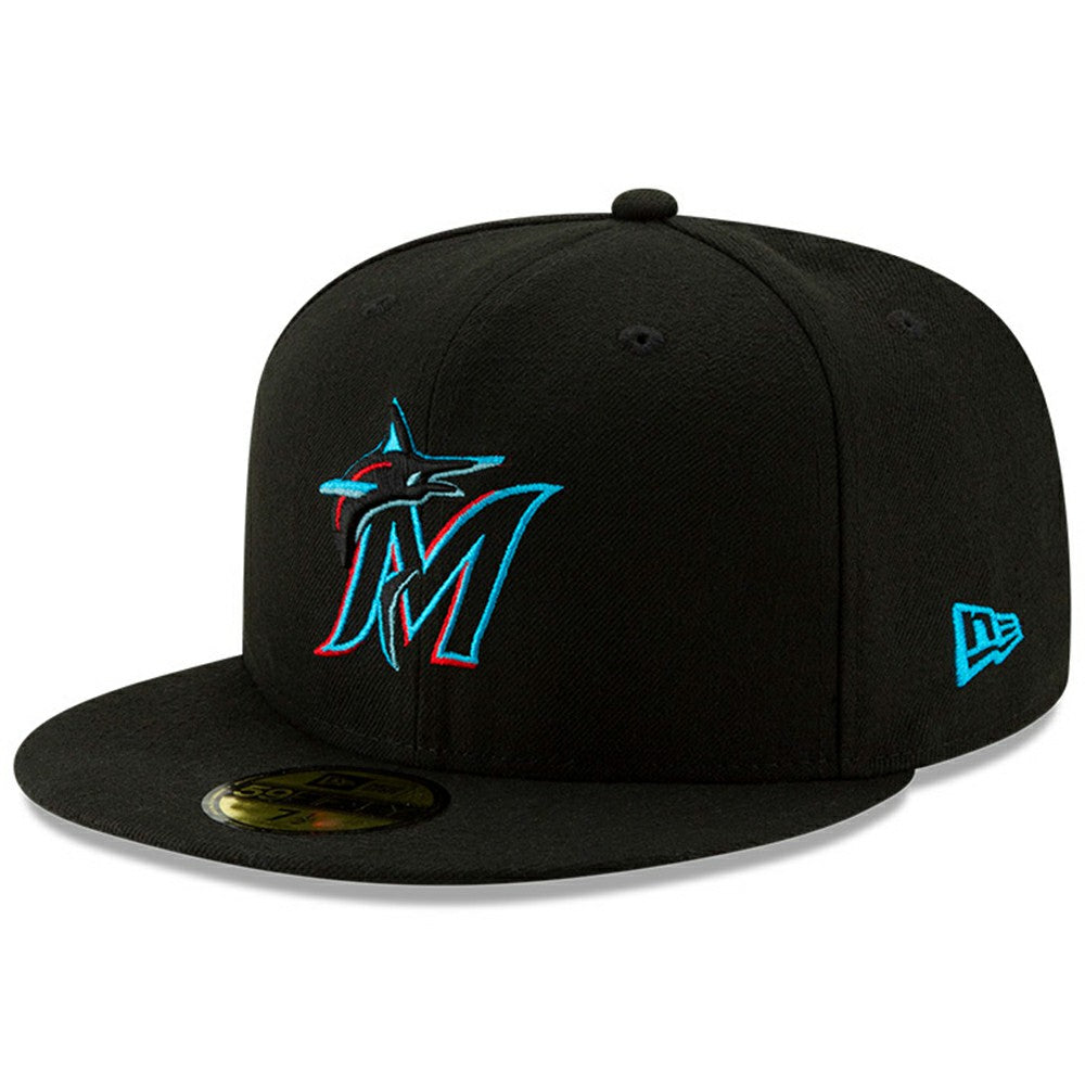 Black Miami Marlins New Era 2024 Jackie Robinson Day 59FIFTY Fitted Hat