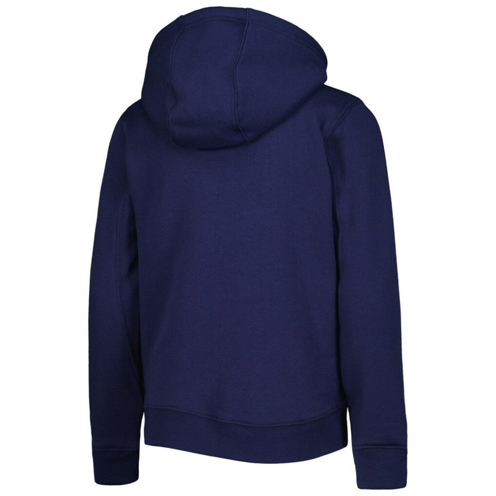 Navy Houston Astros Youth Wordmark Full-Zip Fleece Hoodie