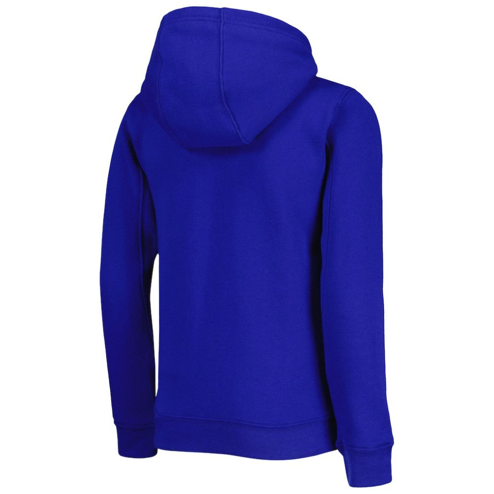 Royal New York Mets Youth Wordmark Full-Zip Fleece Hoodie
