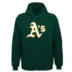 Green Athletics Youth Team Primary Logo Pullover Hoodie