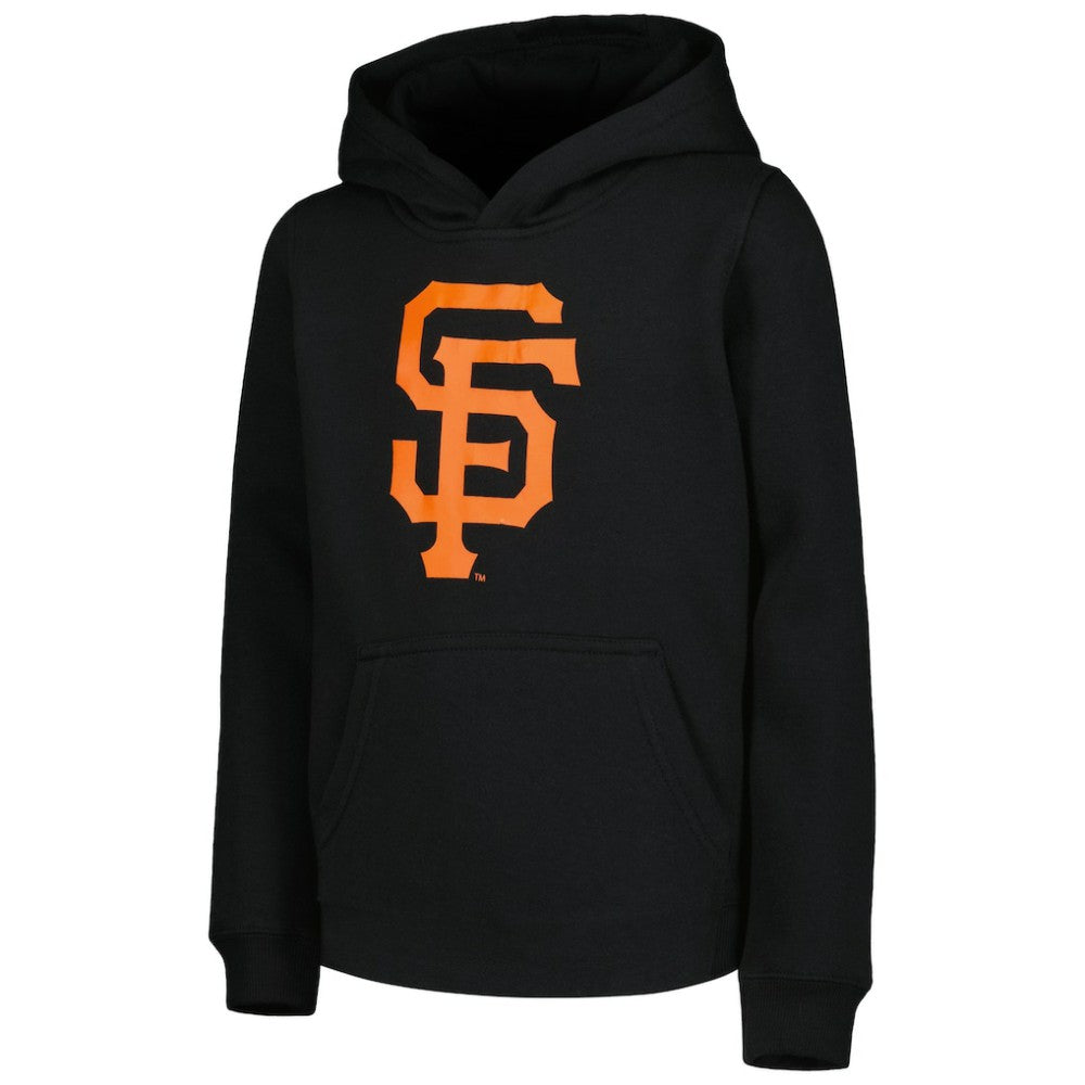 Black San Francisco Giants Youth Team Primary Logo Pullover Hoodie