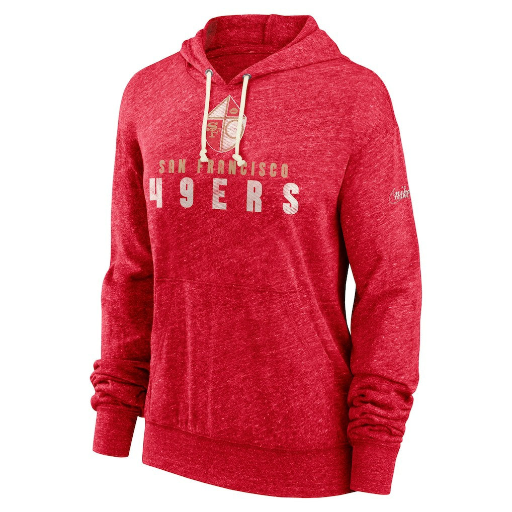 Women's Rewind Gym Vintage Lightweight Pullover Hoodie - San Francisco 49ers Hoodies
