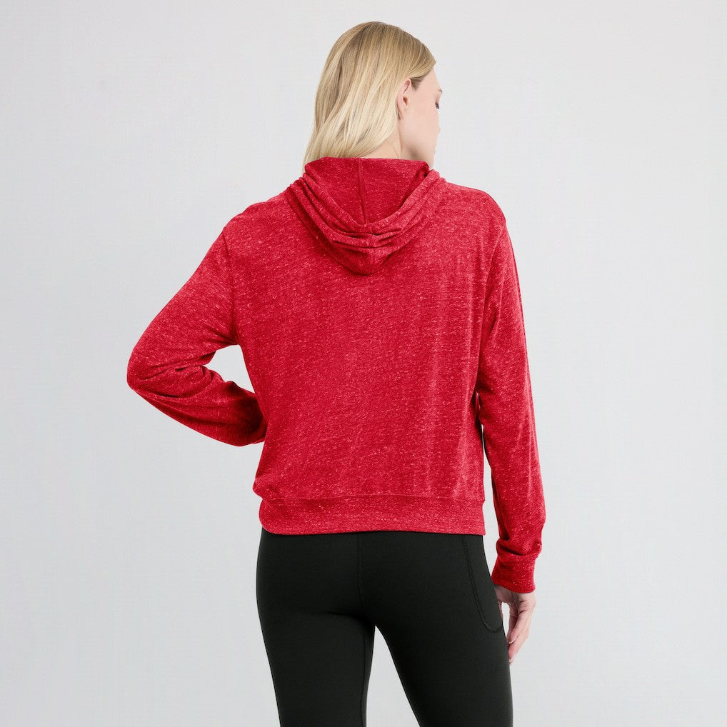 Women's Rewind Gym Vintage Lightweight Pullover Hoodie - San Francisco 49ers Hoodies